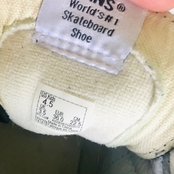 Vans Sk8-Hi Black & woodland Camo shoes - Picture 6 of 7